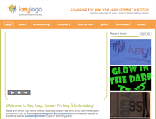 Tablet Screenshot of keylogoinc.com